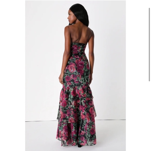 Lulus floral mermaid dress - Picture 2 of 4